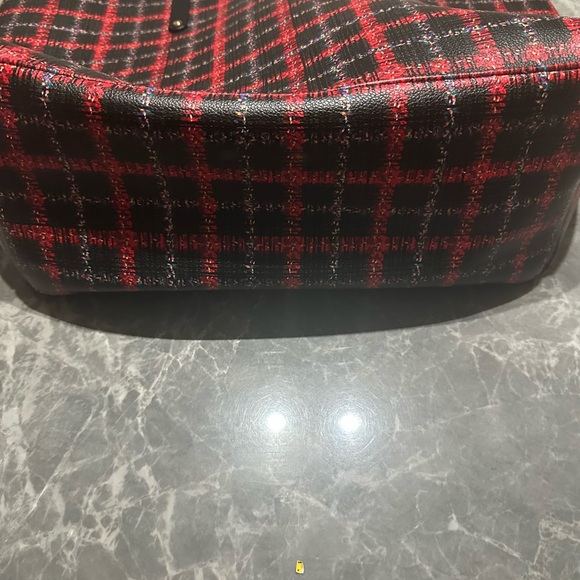 INC International Concepts Lightweight Quality Checkered Handbag - Picture 4 of 8